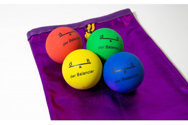 Комплект кинезиологических мячиков-скакунов в подарочной упаковке (набор из 4 шт)